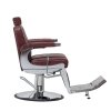 Fotel barberski Hair System BM88066 bordowy